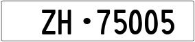 Truck License Plate